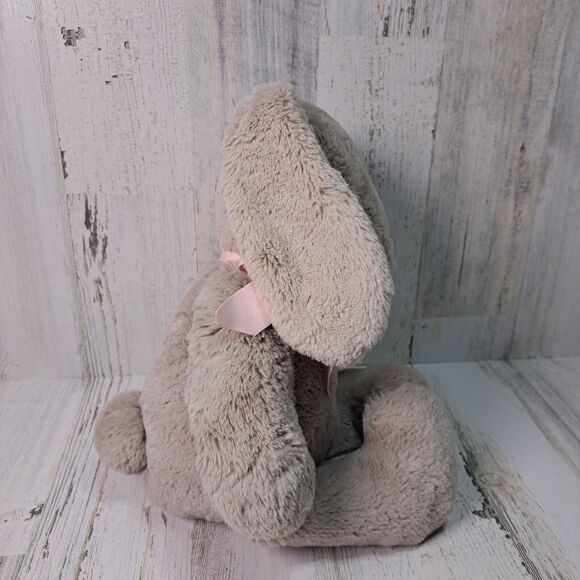 Pottery Barn Kids Rabbit Bunny Plush Huggable Play Toy Stuffed Animal Gray Brown - Picture 9 of 16